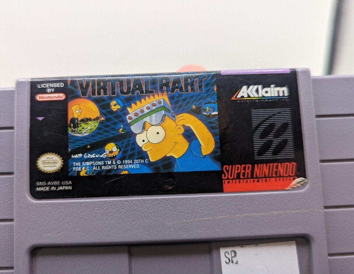 Virtual Bart (Nintendo SNES, 1994)